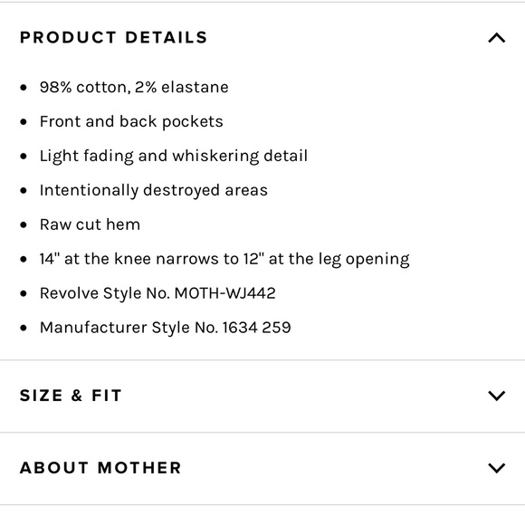 MOTHER The Dropout Fray in Reckless Distressed 24 - Picture 13 of 14